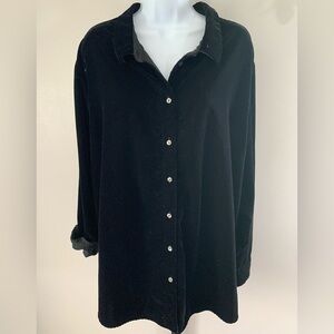 GAP Black Boyfriend Shirt